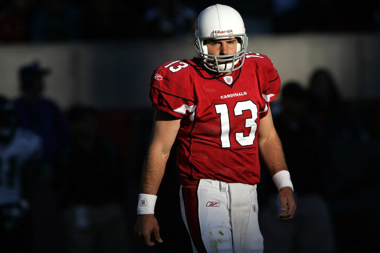 Kurt Warner of the Arizona Cardinals during the 2005 NFL season