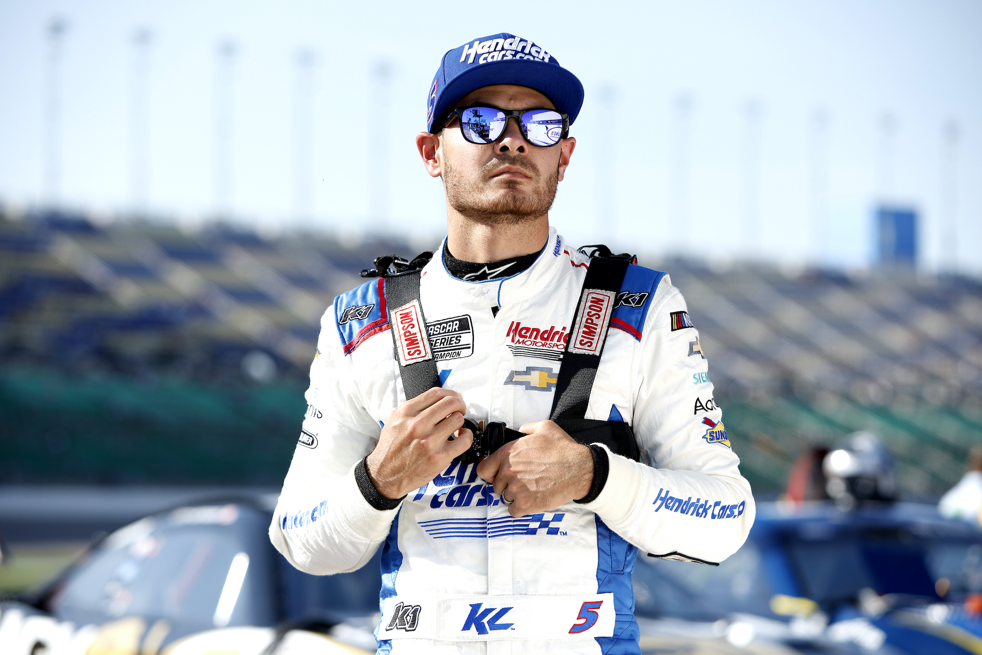Kyle Larson Can’t Contain Emotions After Earning First Win of 2023 and Commits Embarrassing Blunder Moments After Taking Checkered Flag