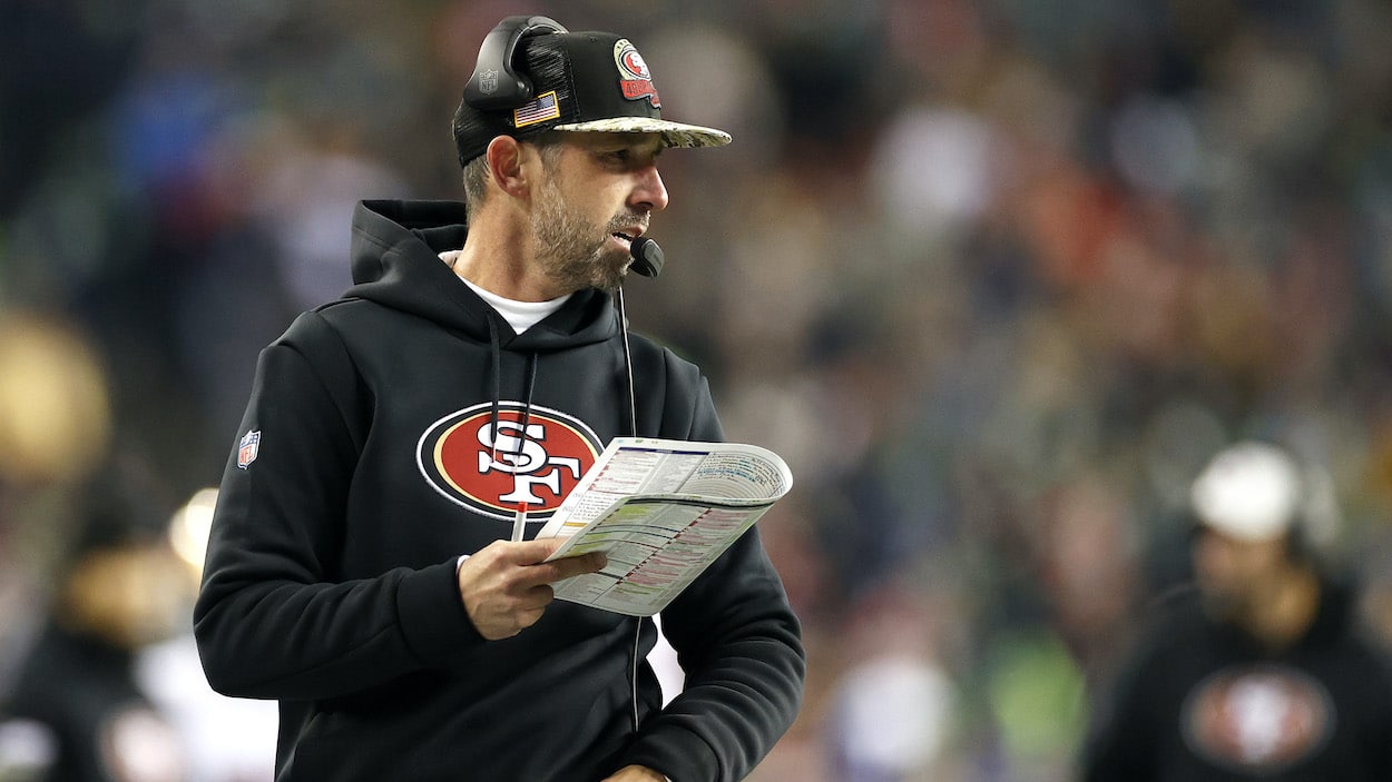 Kyle Shanahan salary, Kyle Shanahan contract, Kyle Shanahan coaching tree, San Francisco 49ers