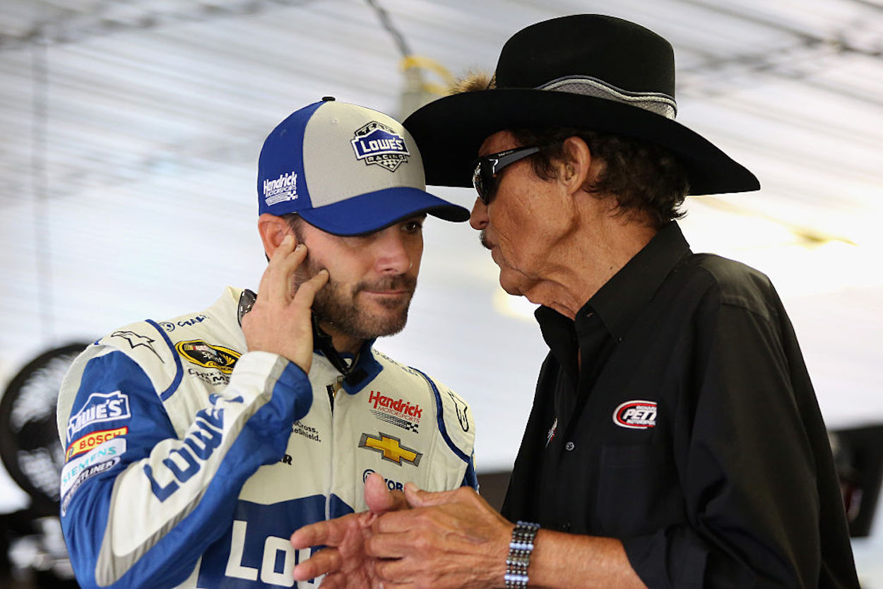 Jimmie Johnson (L) and Richard Petty (L) have joined forces at Legacy Motor Club.