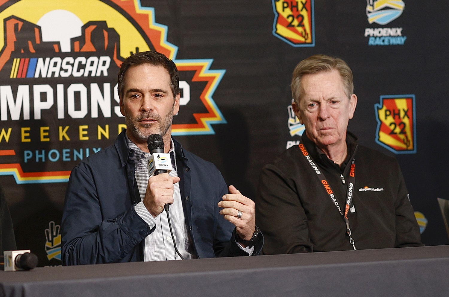 Former NASCAR driver Jimmie Johnson and Petty GMS co-owner Maury Gallagher are teaming up at Petty GMS in 2023.