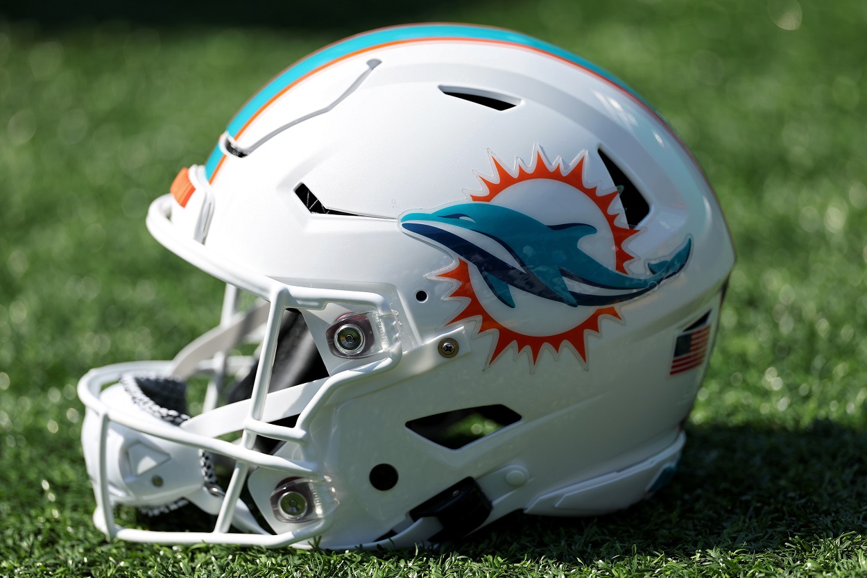 Miami Dolphins helmet