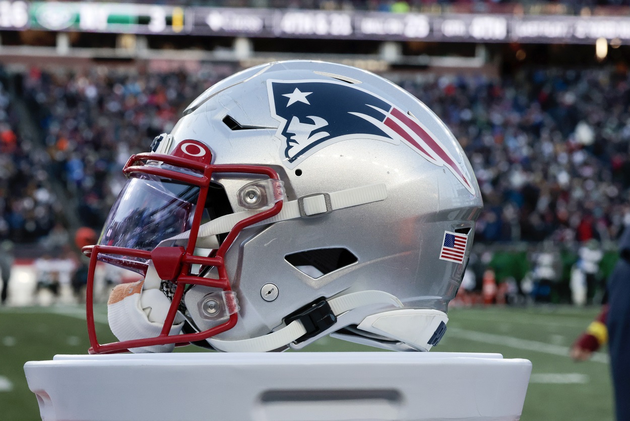 New England Patriots helmet