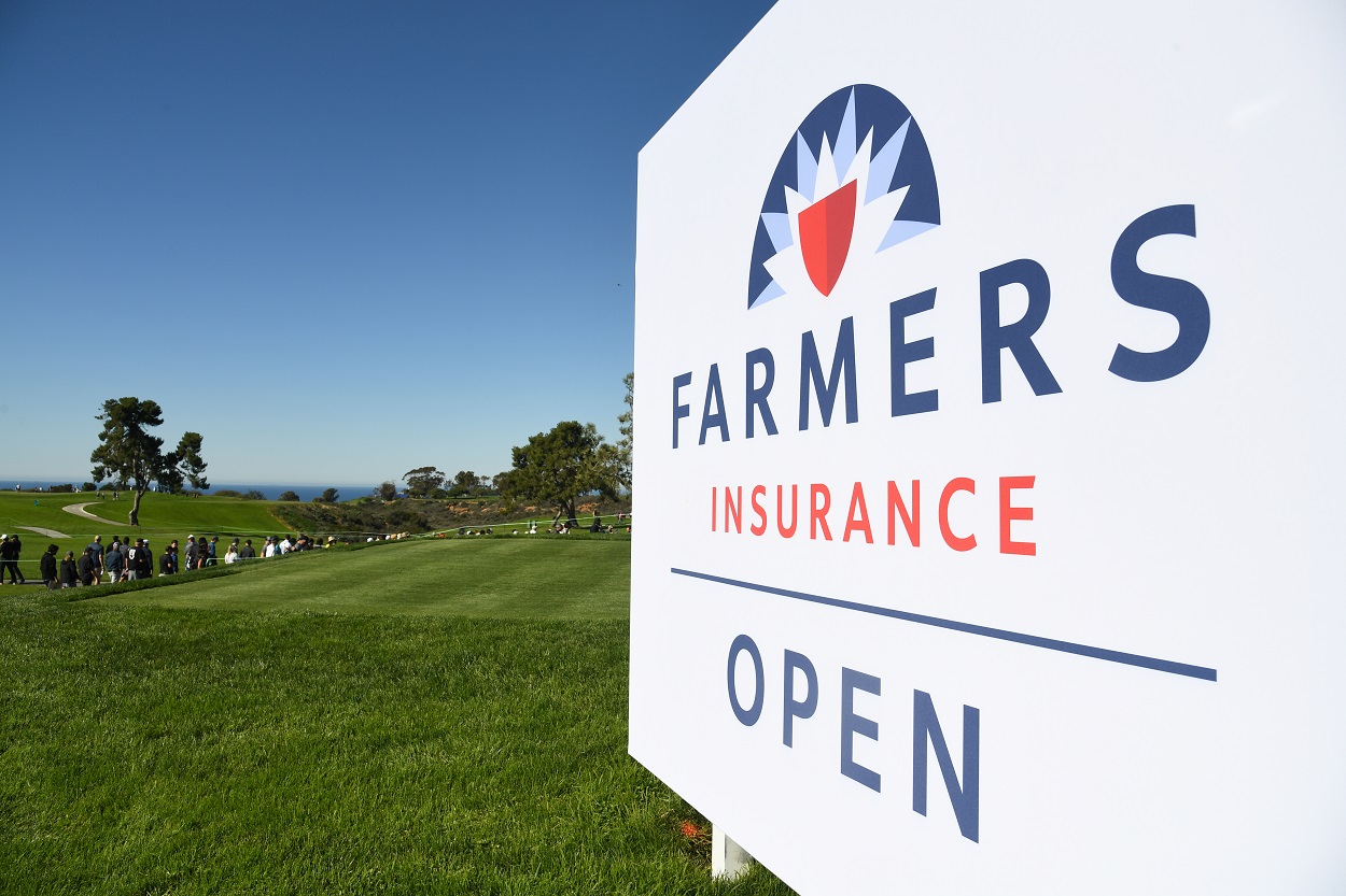 PGA Tour Farmers Insurance Open sign