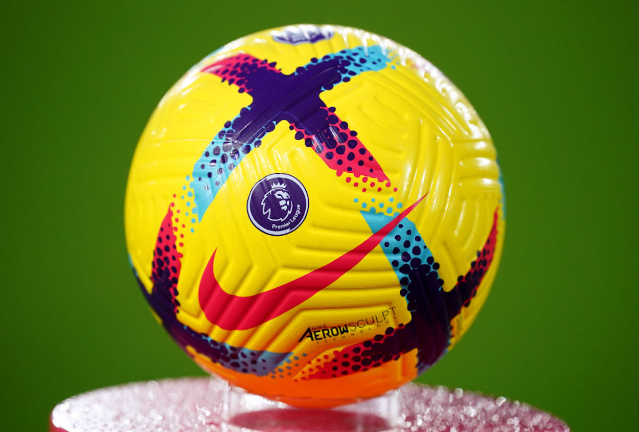 A Premier League match ball ahead of Chelsea's date with Nottingham Forest.