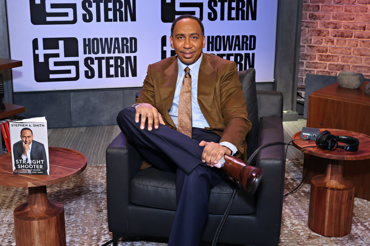 Stephen A. Smith visits 'The Howard Stern Show.'