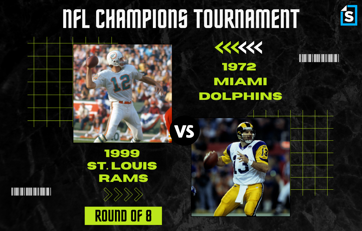 Super Bowl Tournament 1972 Miami Dolphins vs. 1999 St. Louis Rams