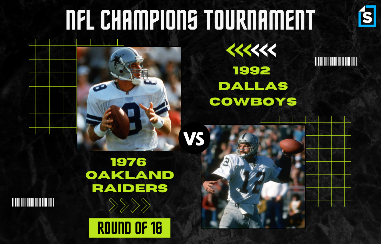 Super Bowl Tournament 1976 Oakland Raiders vs. 1992 Dallas Cowboys