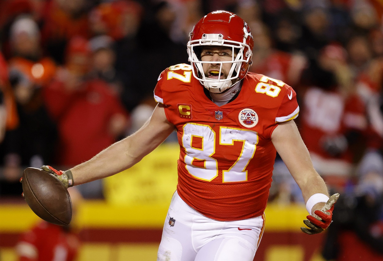 Travis Kelce Broke Out of 1 Tie With Rob Gronkowski in the AFC Title Game and Could Break Another in Super Bowl 57