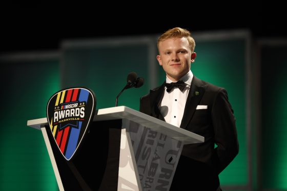 Ty Gibbs attends the NASCAR Awards and Champion Celebration