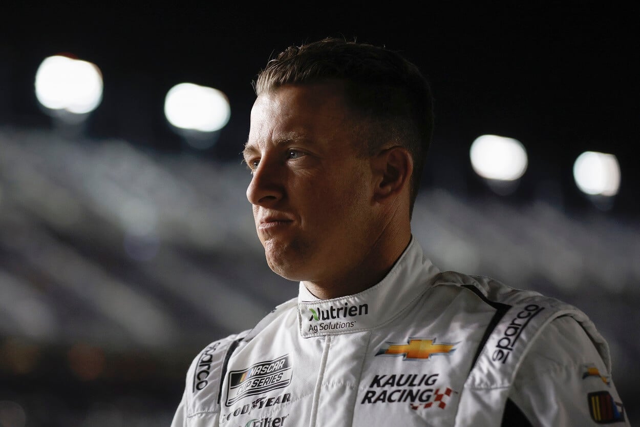 AJ Allmendinger during qualifying for the 2023 Daytona 500