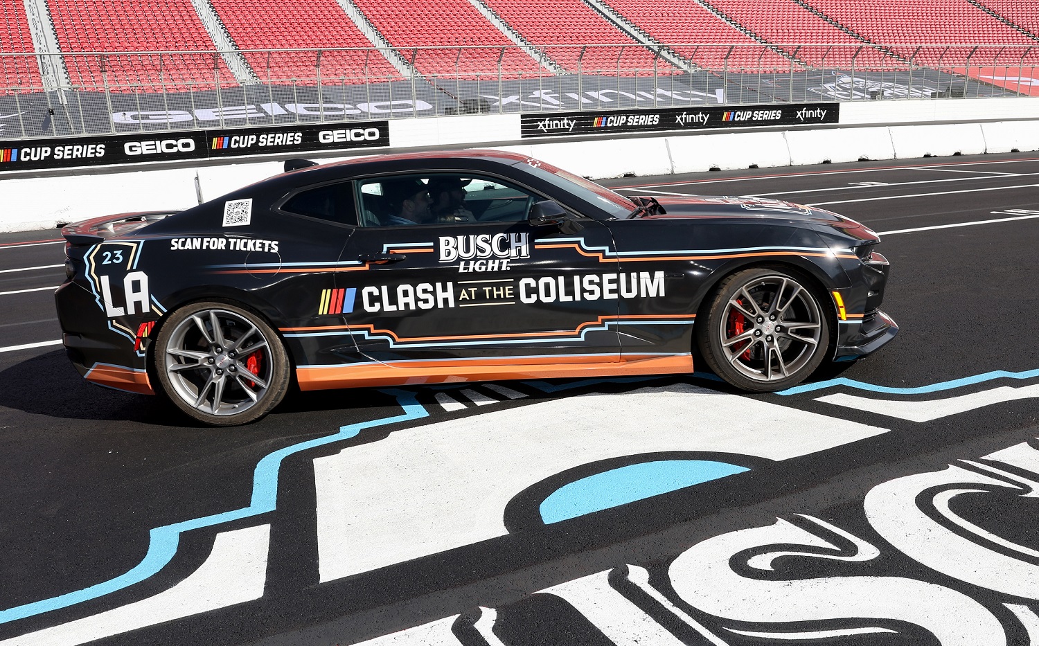 The pace car for the 2023 NASCAR Busch Light Clash.