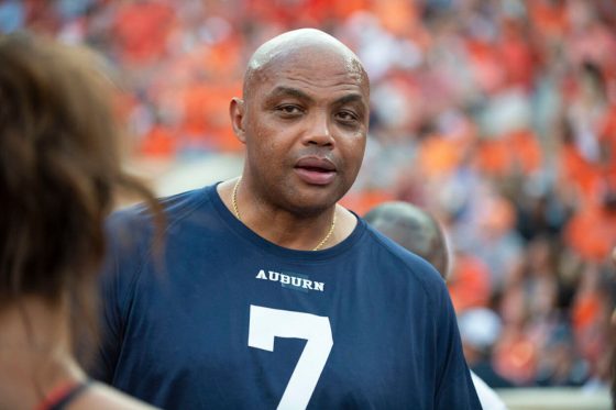 Charles Barkley at an Auburn football game.
