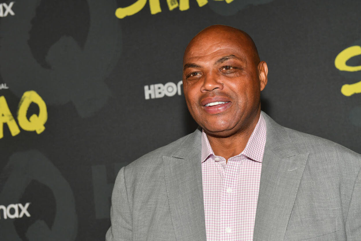 Charles Barkley attends an HBO premier.