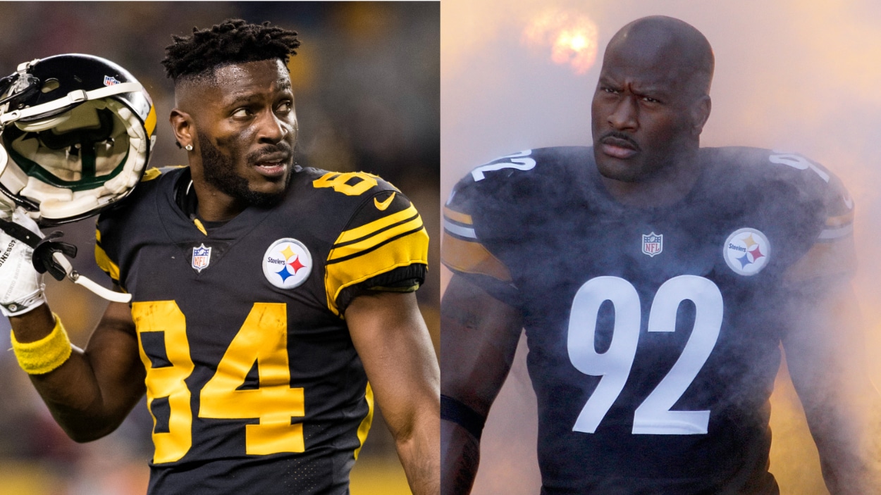 Antonio Brown, James Harrison, CTE, Pittsburgh Steelers