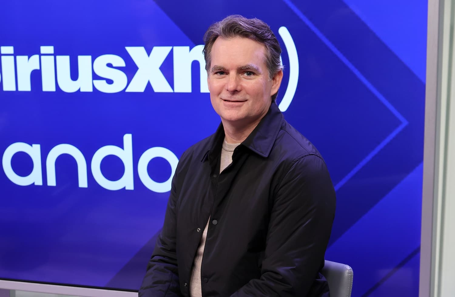 Jeff Gordon visits the SiriusXM Studios on Jan. 25, 2023, in New York City.