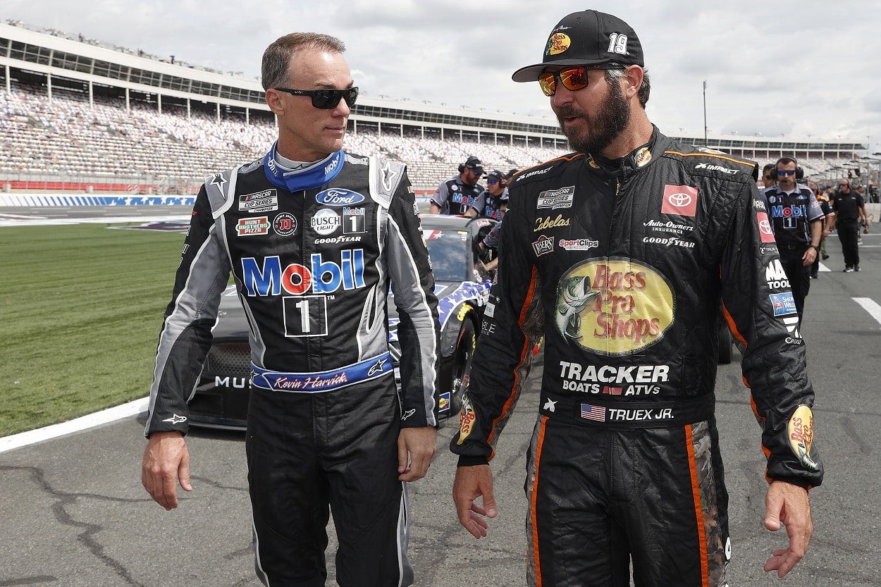 Kevin Harvick and Martin Truex Jr.