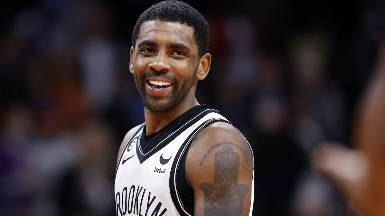 Kyrie Irving reacts to Kevin Durant trade and breakup of Nets