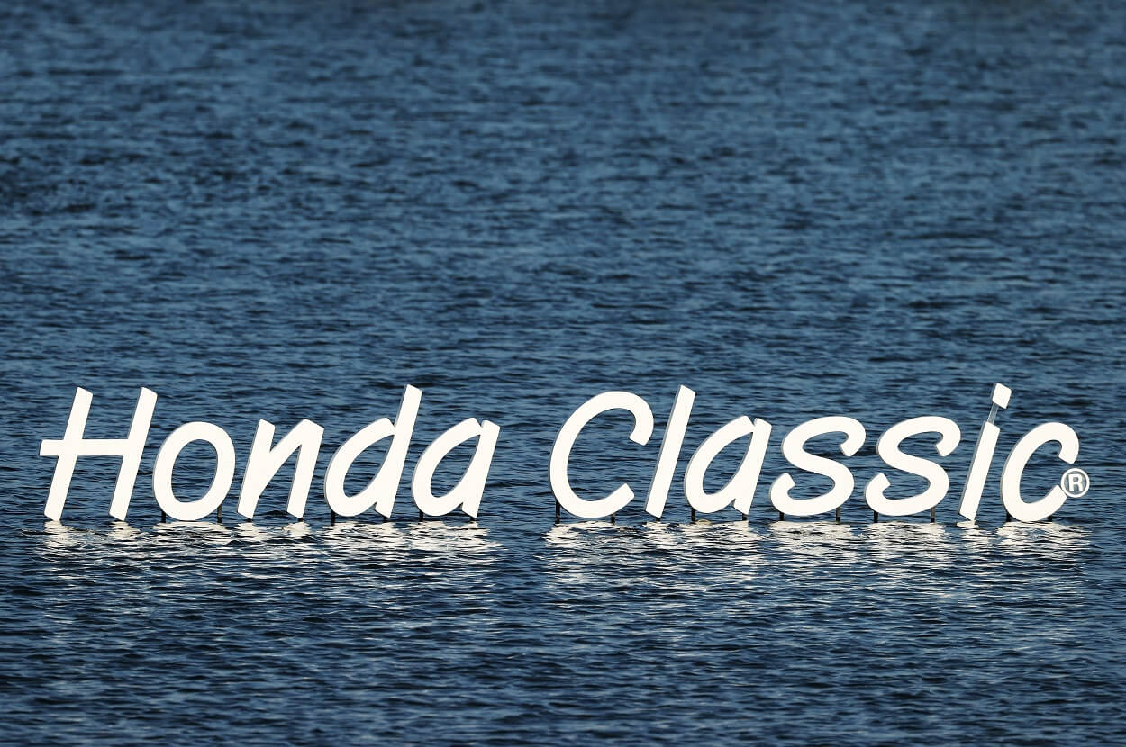 Signage at the PGA Tour Honda Classic