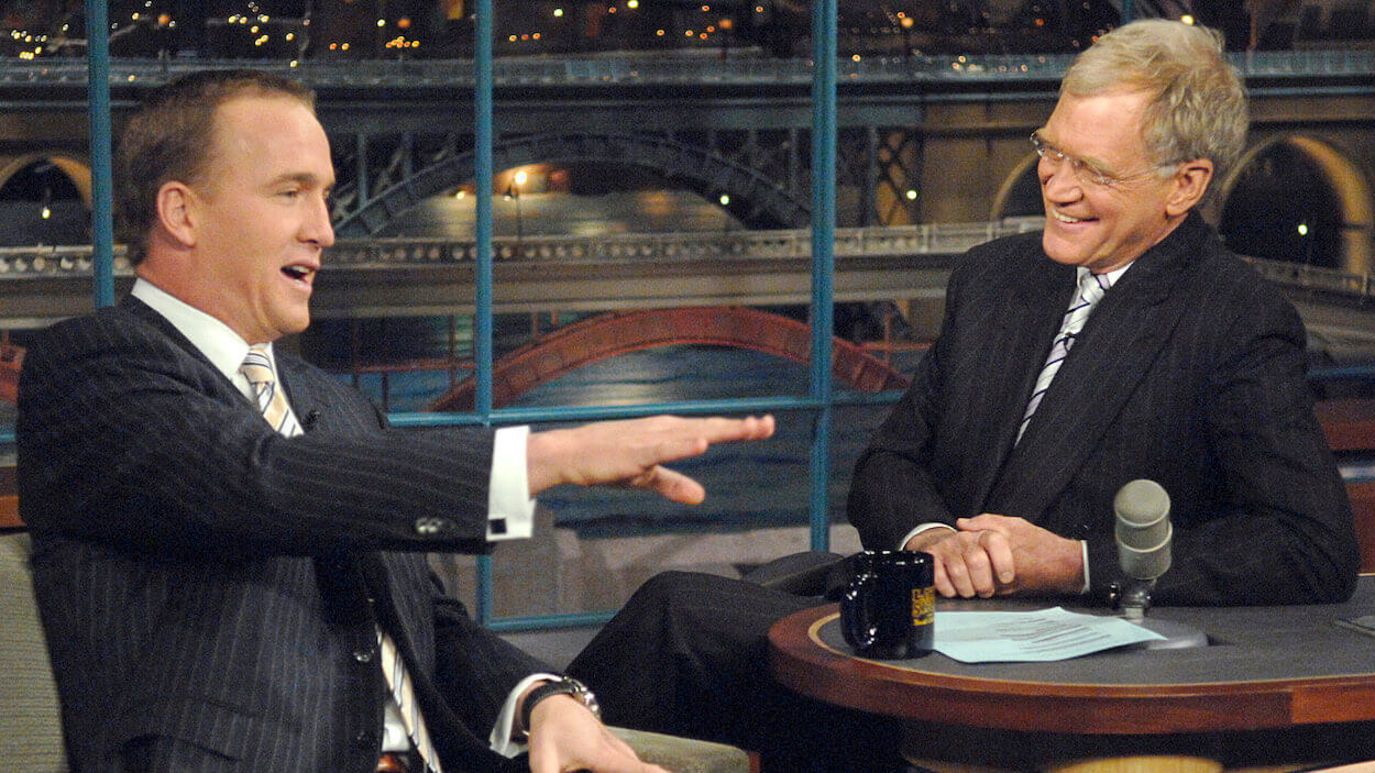 Peyton Manning, David Letterman, The Late Show with David Letterman