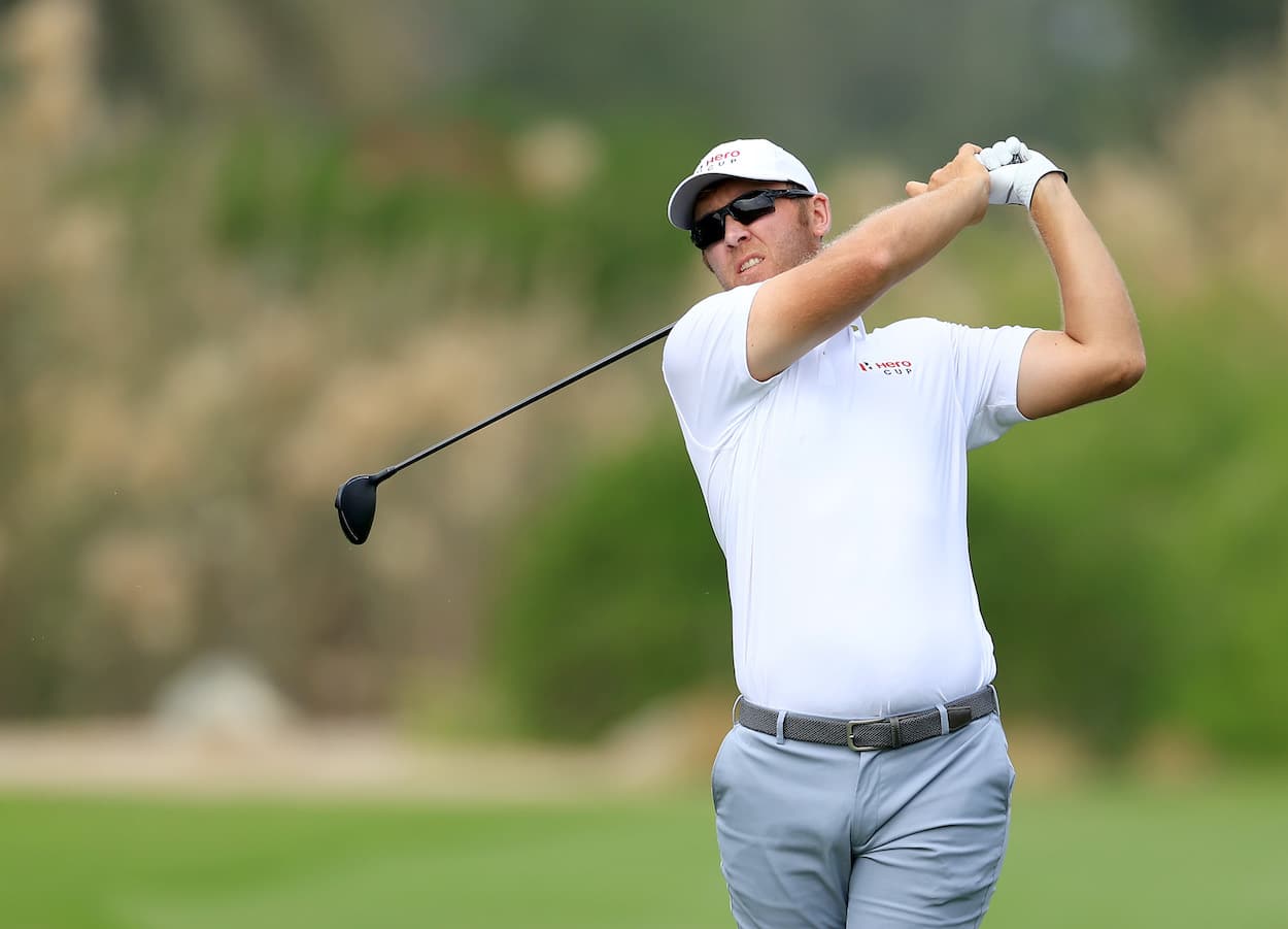 Seamus Power plays a shot during the Hero Cup.