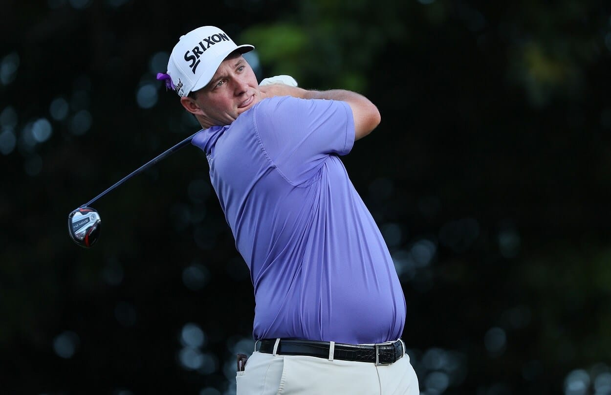 Sepp Straka during the final round of the 2022 PGA Tour Honda Classic