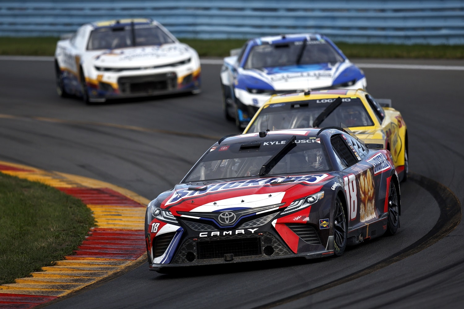 Kyle Busch drives during the NASCAR Cup Series Go Bowling at The Glen at Watkins Glen International on Aug. 21, 2022. | Sean Gardner/Getty Images