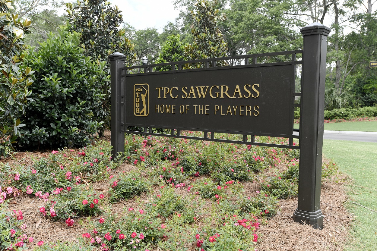 Signage at TPC Sawgrass, home of the PGA Tour
