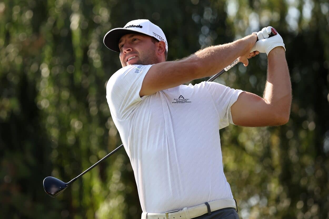 Taylor Montgomery during the first round of the 2022 PGA Tour Fortinet Championship