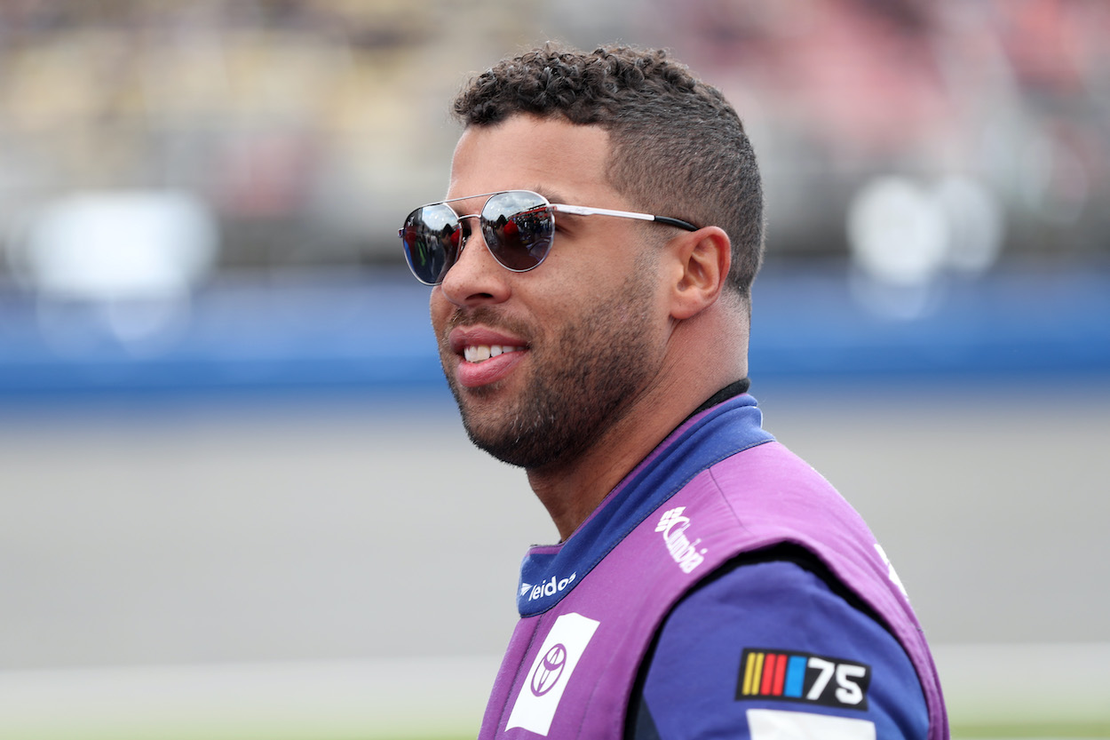 Bubba Wallace on grid