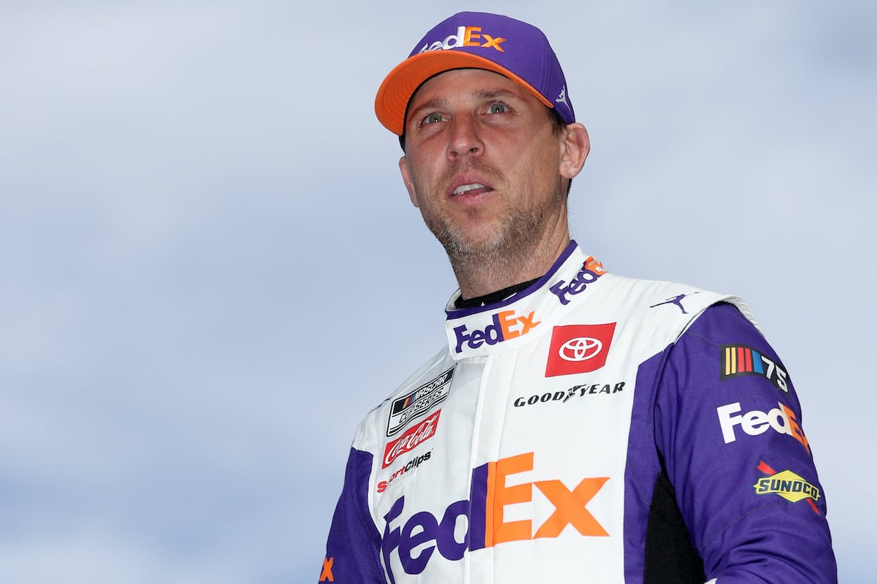 Denny Hamlin before race