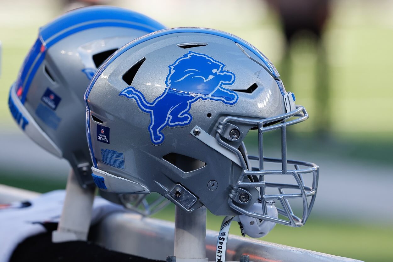 Detroit Lions helmet