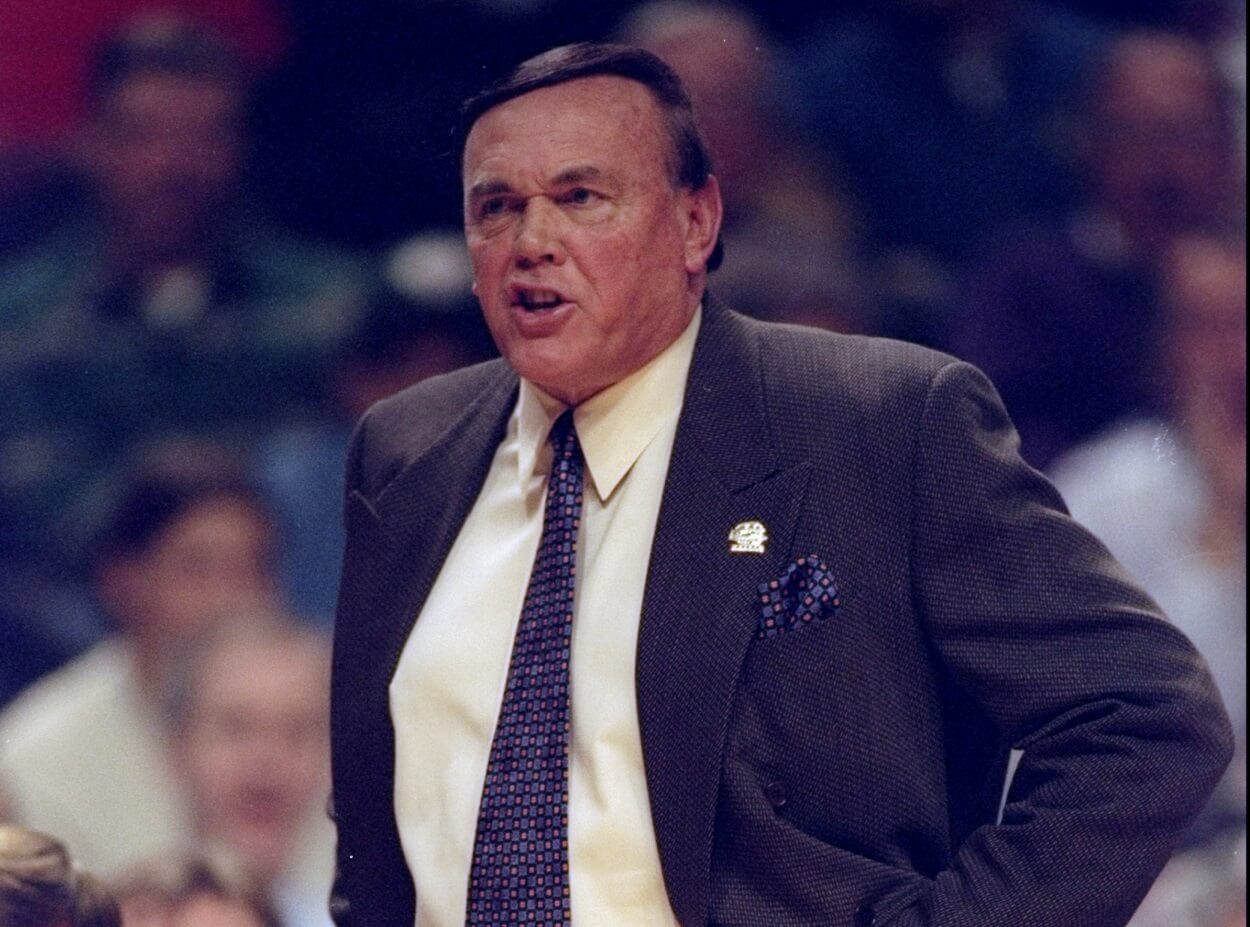 Purdue head coach Gene Keady in 1996