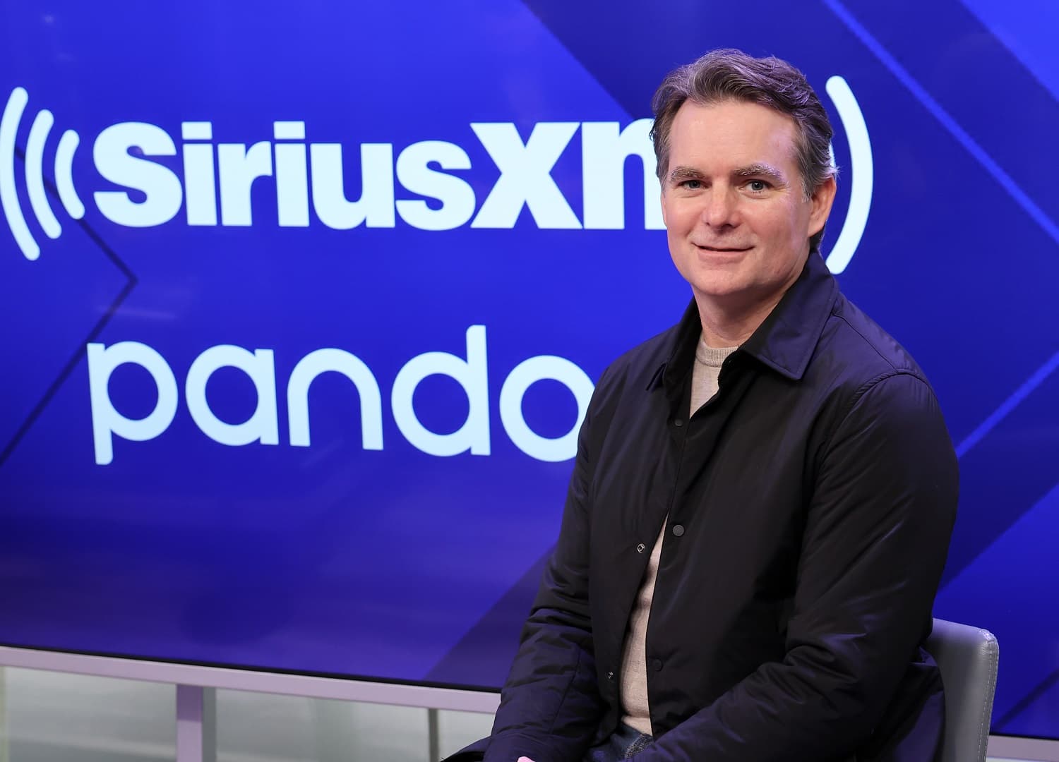Jeff Gordon visits the SiriusXM Studios on Jan. 25, 2023. in New York City.