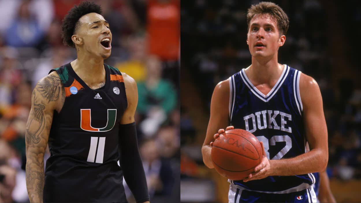 Jordan Miller, Miami, Christian Laettner, 2023 NCAA Tournament, Final Four