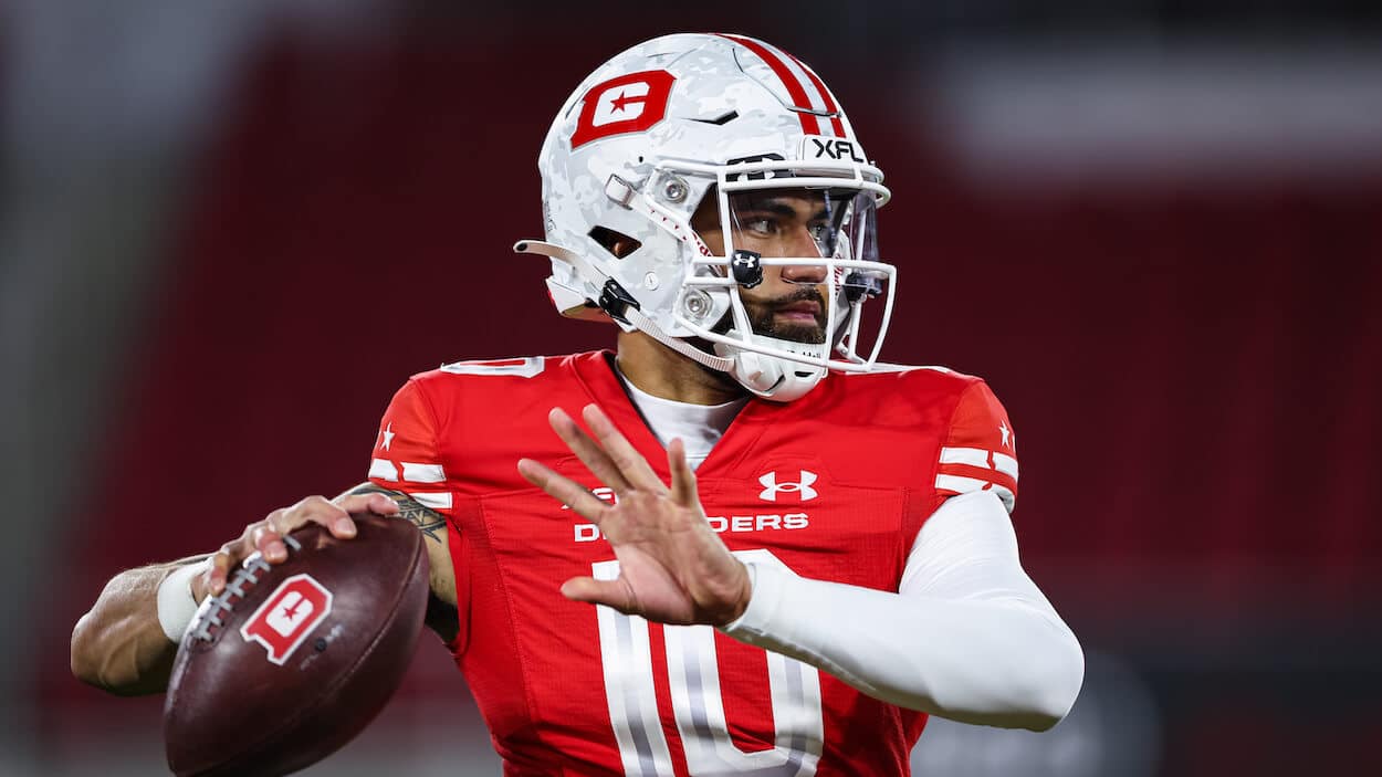 Who is Jordan Ta'amu, the DC Defenders QB in the XFL?