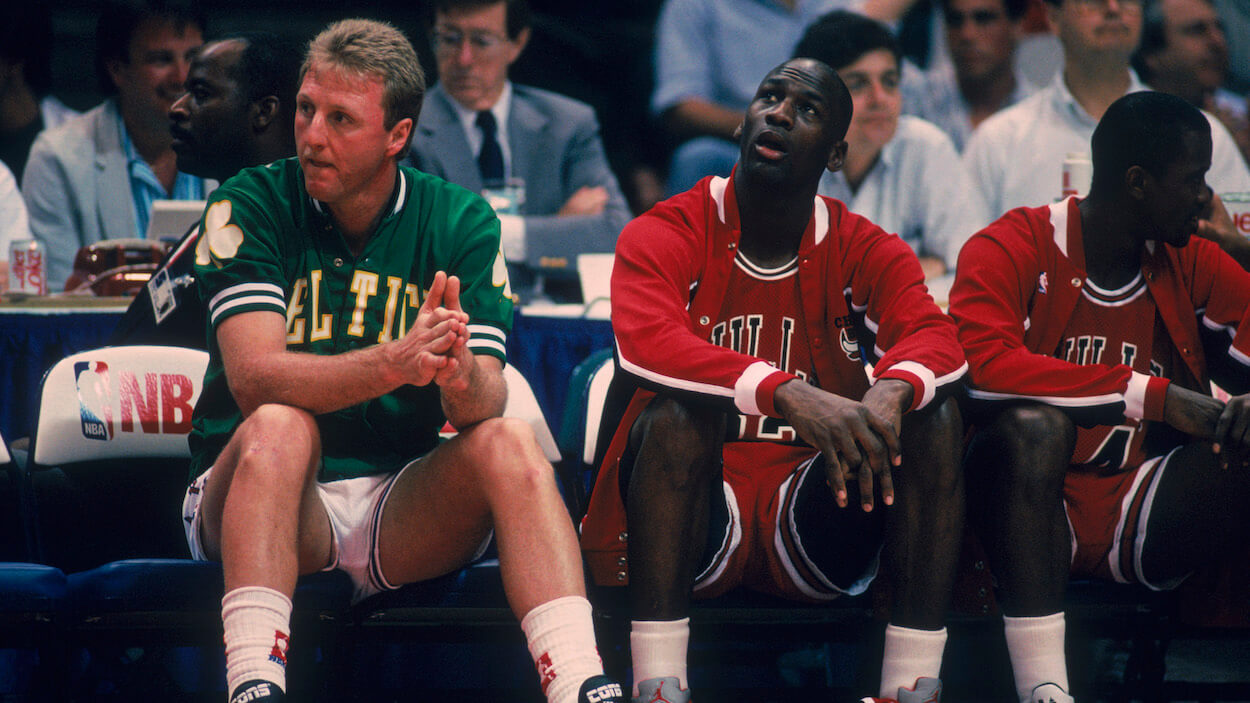 Michael Jordan, Larry Bird, Magic Johnson, Dream Team