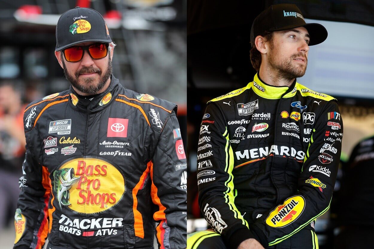 Martin Truex Jr. and Ryan Blaney