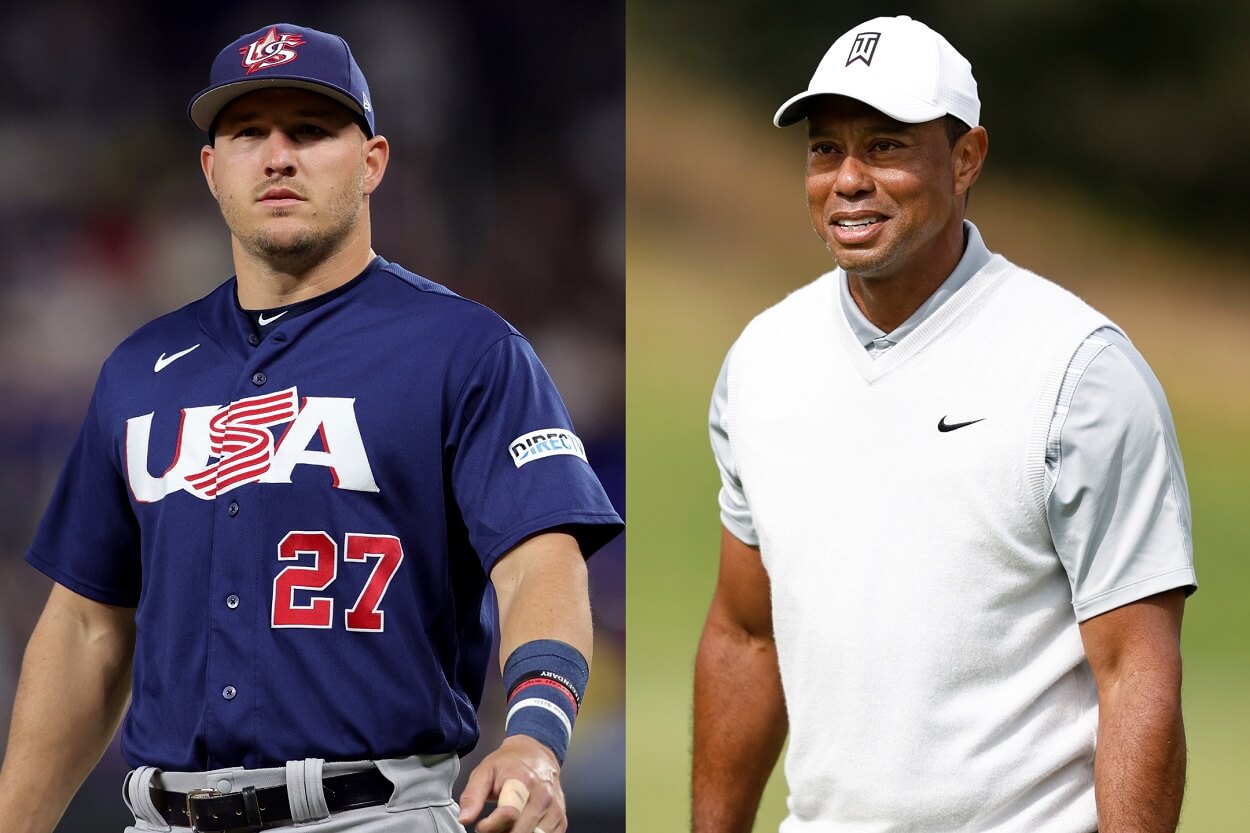 Mike Trout and Tiger Woods
