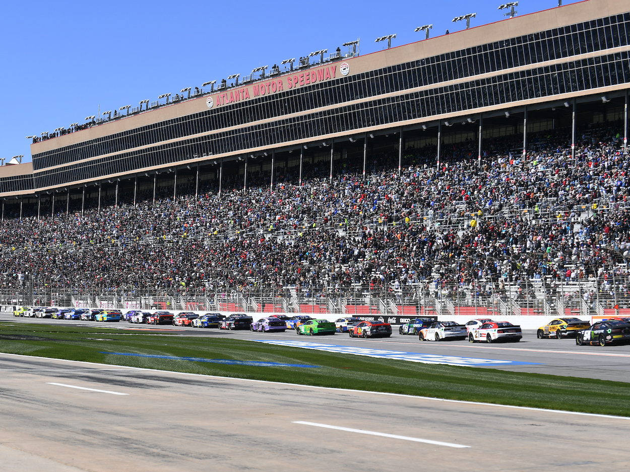 NASCAR Cup Series Ambetter Health 400 starts.