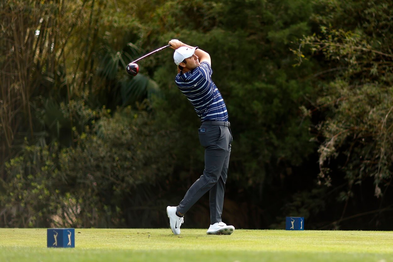 Scottie Scheffler during the 2023 edition of The Players Championship at TPC Sawgrass