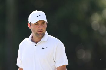 Scottie Scheffler during the third round of the 2023 Players Championship at TPC Sawgrass