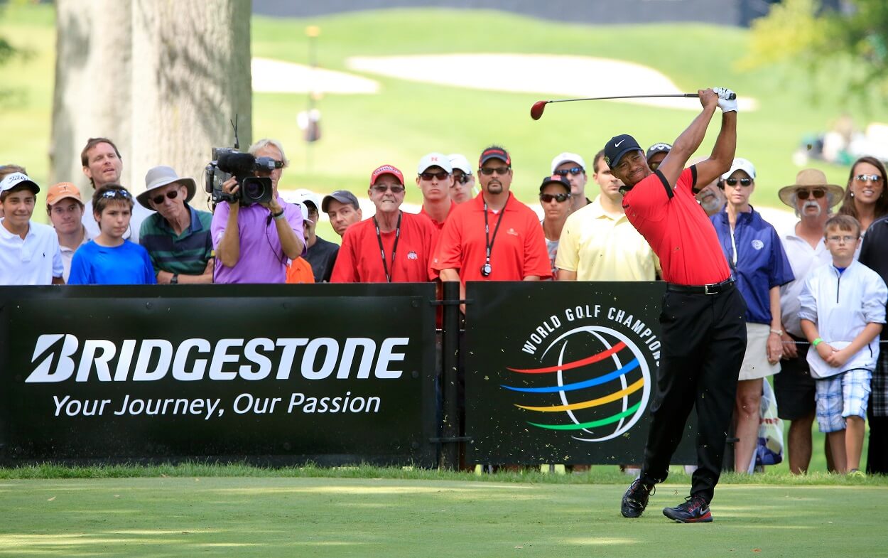 Tiger Woods during the 2013 World Golf Championships-Bridgestone Invitational