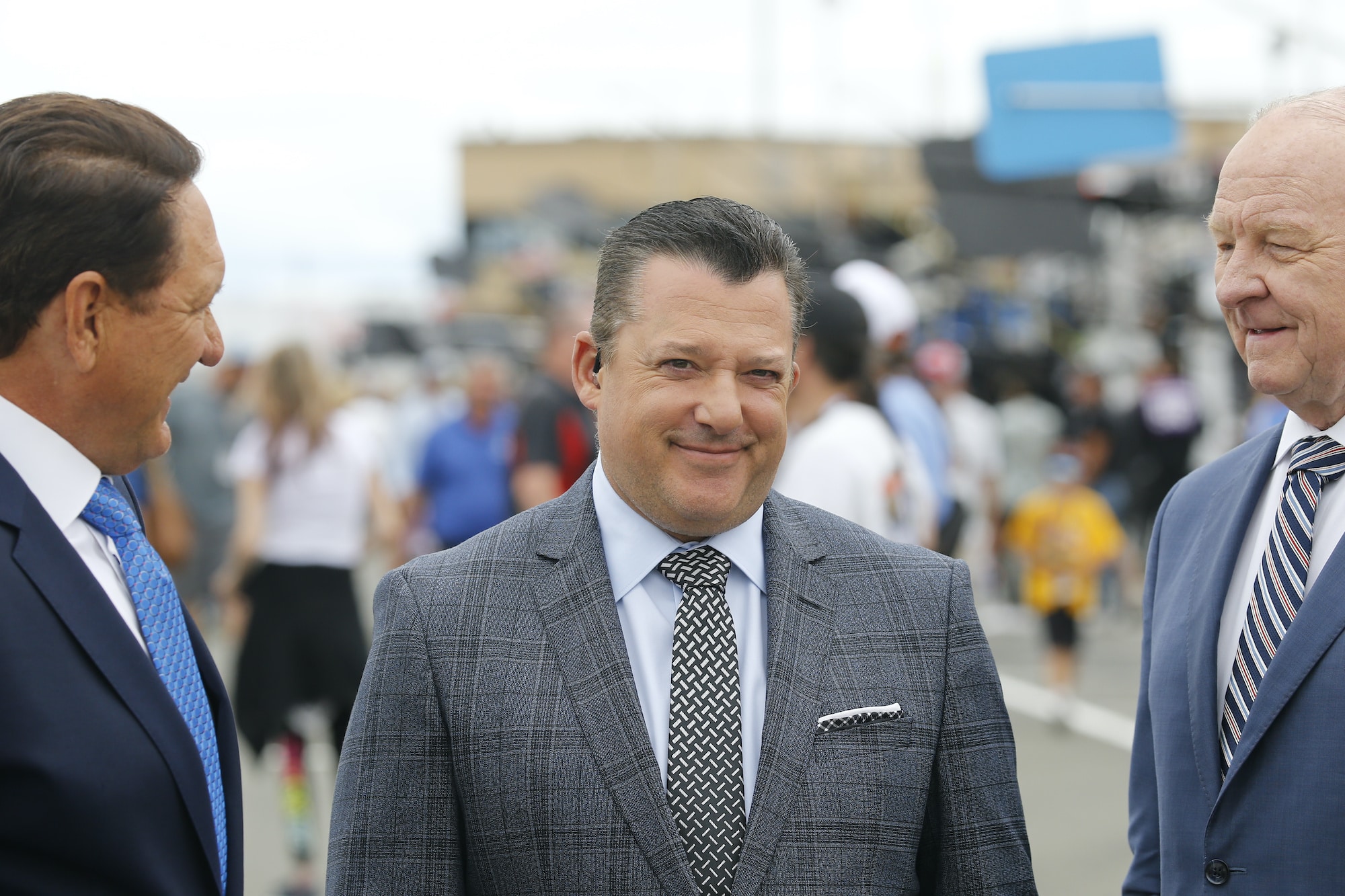 Tony Stewart  before the NASCAR Cup Series Toyota/Save Mart 350 on June 12, 2022. | Marc Sanchez/Sonoma Raceway/Icon Sportswire via Getty Images