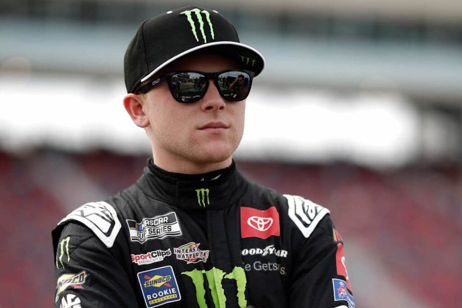 Ty Gibbs looks on the grid at Phoenix Raceway.