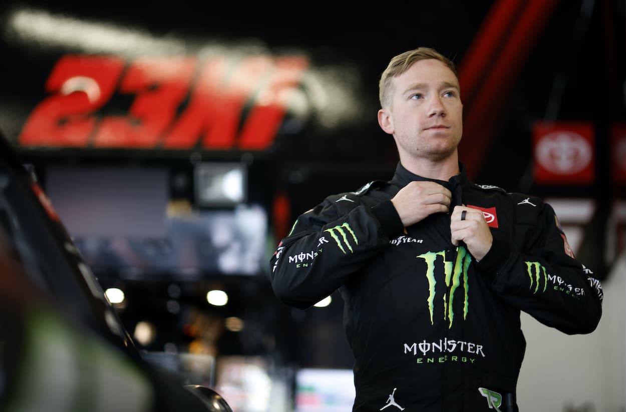 Tyler Reddick before practice.