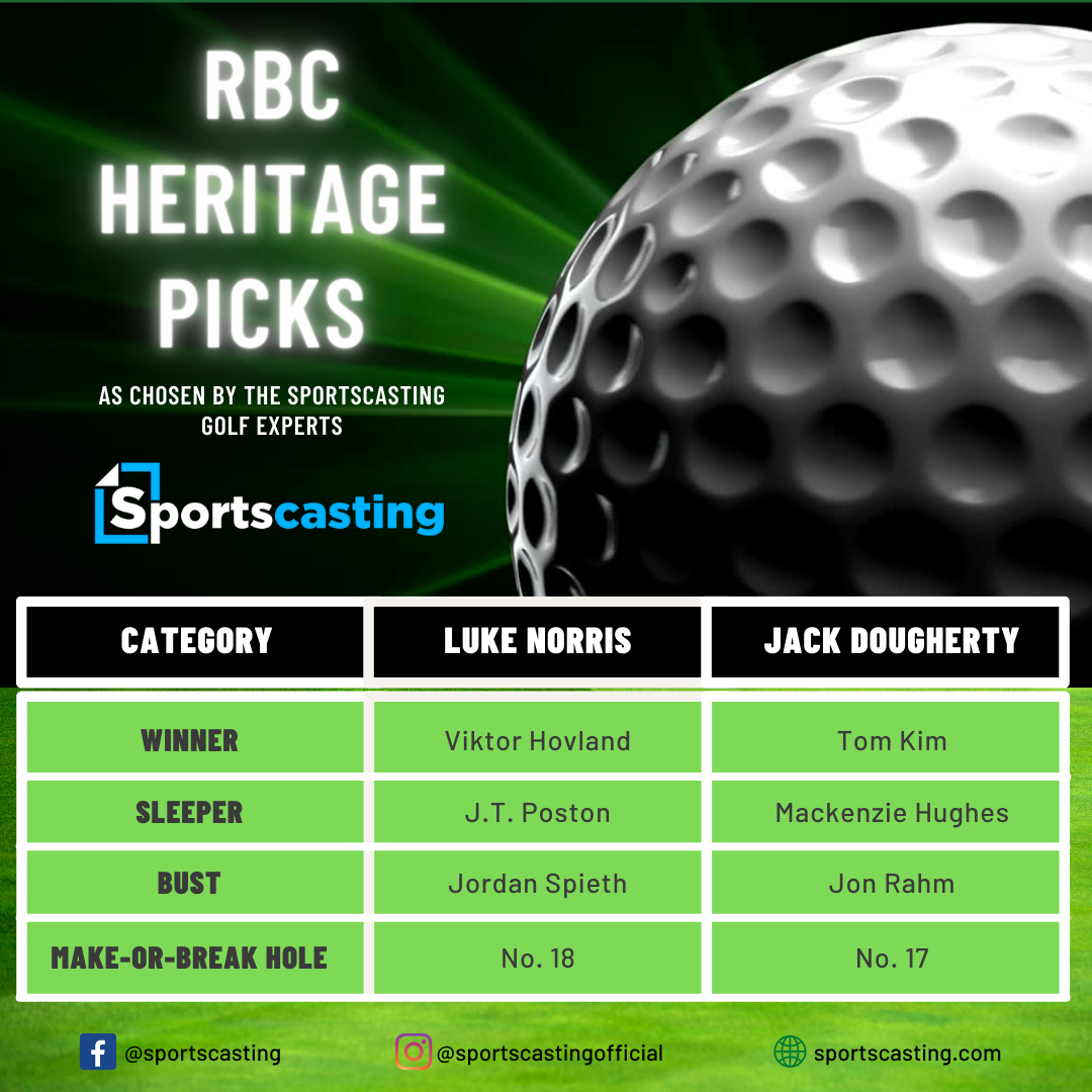 Sportscasting's RBC Heritage picks.