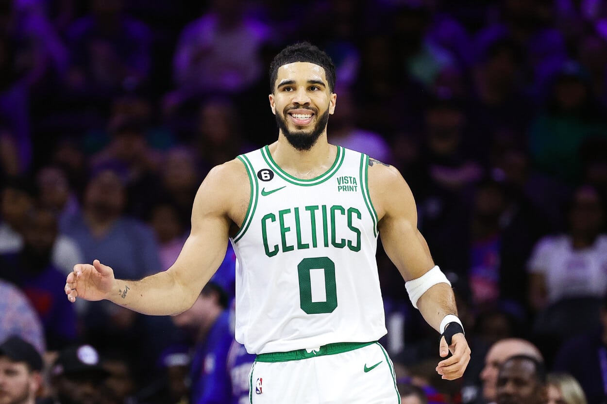 Jayson tatum led the nba in points scored but now he needs to lead the