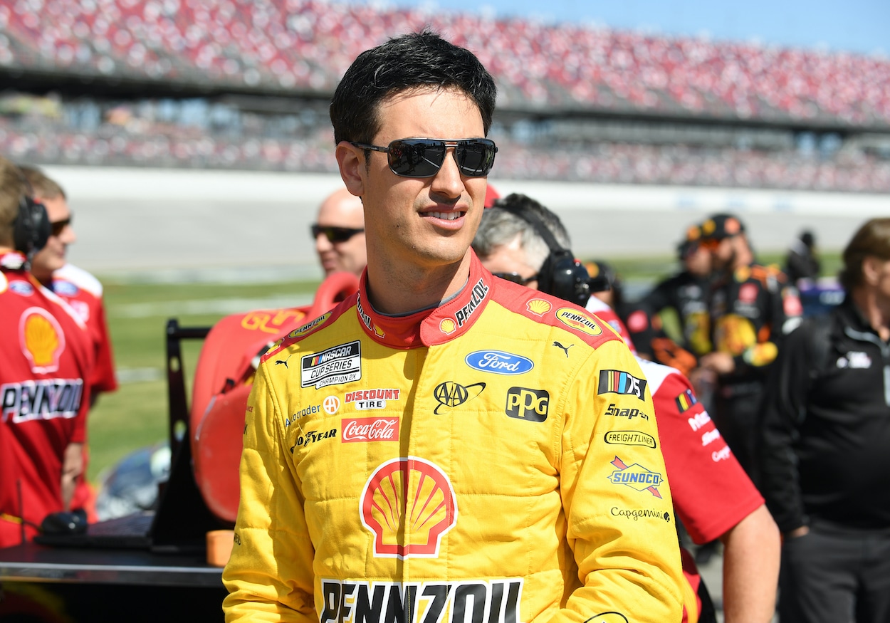 Joey Logano at Talladega