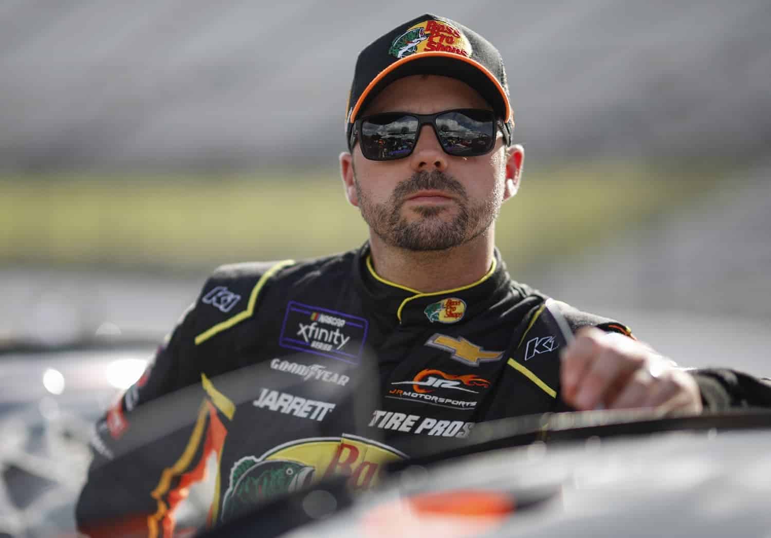 Josh Berry during practice for the NASCAR Xfinity SeriesCall811.com Before You Dig. 250 at Martinsville Speedway on April 14, 2023.